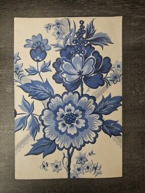 Vintage De Porceleyne Fles Floral Handkerchief